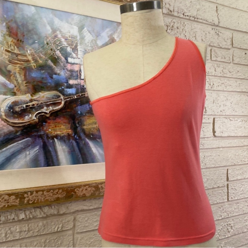 🌹Too Hot One Shoulder SatinTrim Tank Top